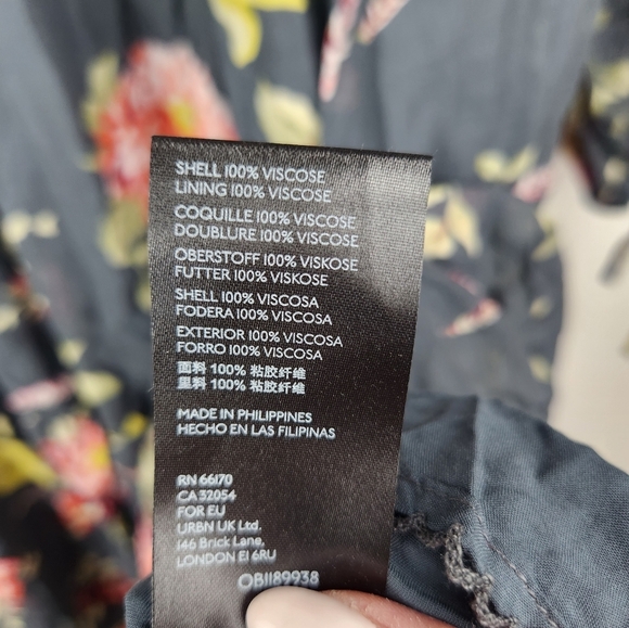 Anthropologie Evelin Maxi Dress Green Floral Boho Size Small - Picture 6 of 6